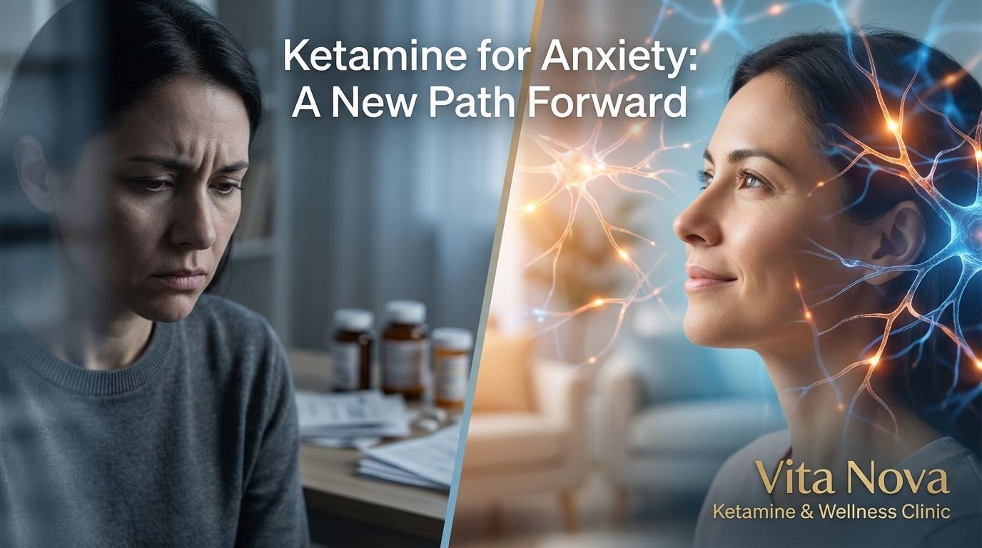 Ketamine for anxiety Baltimore - A revolutionary alternative to traditional medications, available at Vita Nova Wellness Clinic, 513 Bayview Blvd, Baltimore, MD 21224