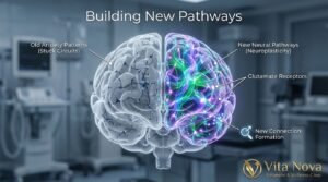 Ketamine neuroplasticity for anxiety Baltimore - How ketamine builds new neural pathways - Vita Nova Wellness Clinic, 513 Bayview Blvd, Baltimore, MD 21224. ketamine for anxiety baltimore